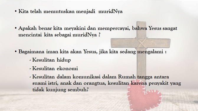 Bgmana iman kita ketika---ini